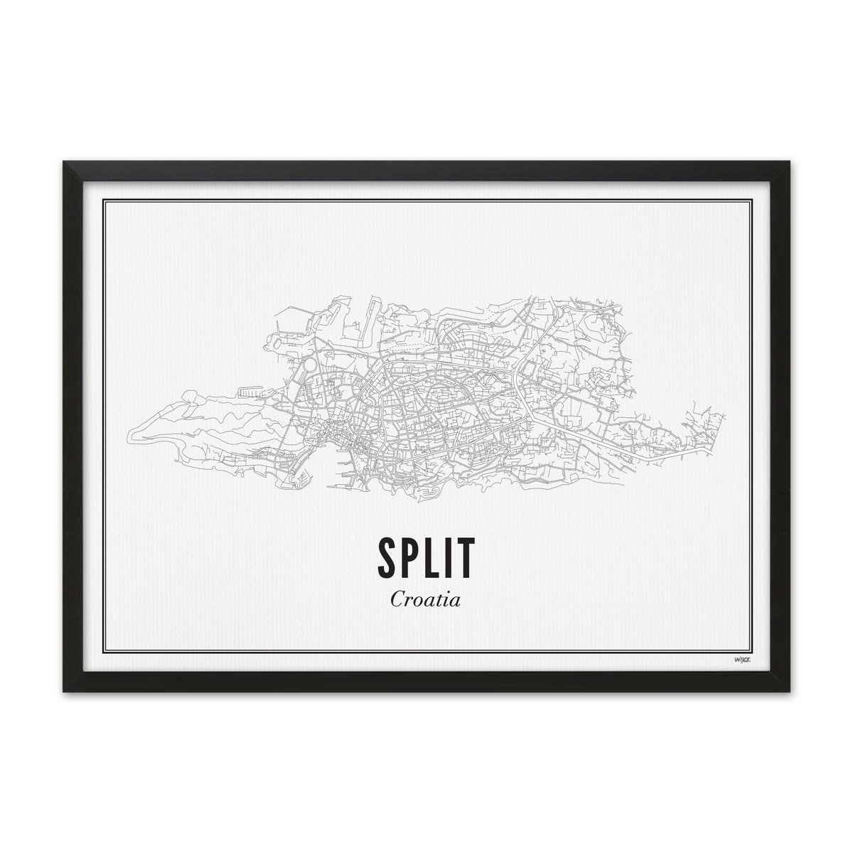 Poster von Split - Stadt | WIJCK.